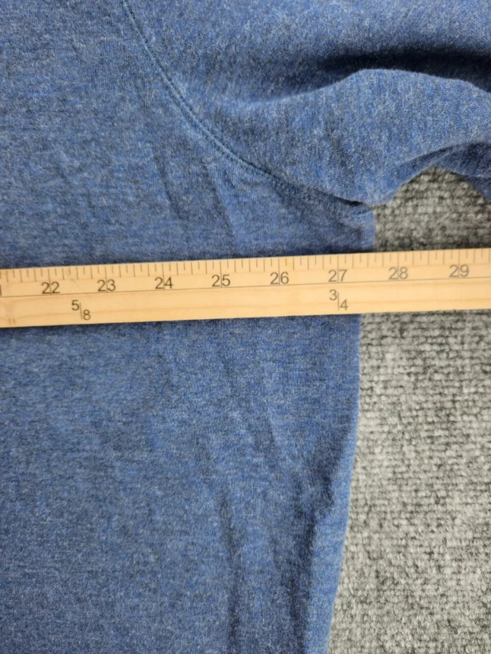 Polo Ralph Lauren 1/4 Zip Pullover Sweater Blue Long Sleeve Cotton Blend XXL MEN